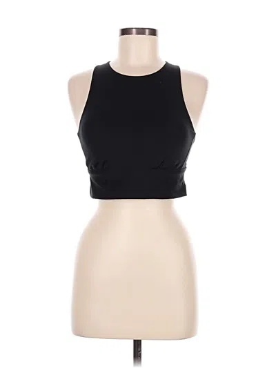 Pre-owned All In Motion Tank Top Black Halter Neckline Tops