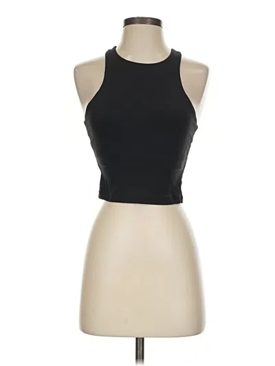 Pre-owned All In Motion Tank Top Black Halter Neckline Tops