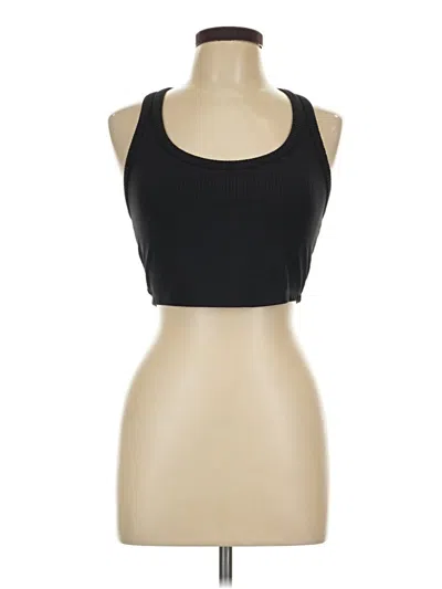 Pre-owned All In Motion Tank Top Black Halter Neckline Tops