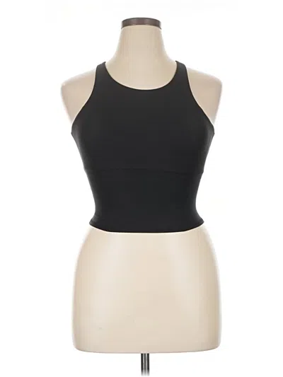 Pre-owned All In Motion Tank Top Black Halter Neckline Tops