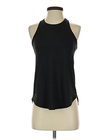 Pre-owned All In Motion Tank Top Black Halter Neckline Tops