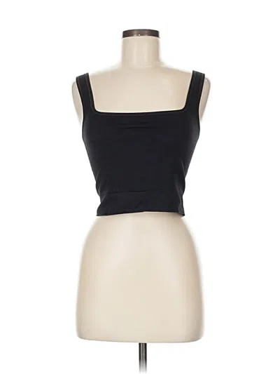 Pre-owned All In Motion Tank Top Black Strapless Neckline Tops