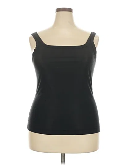 Pre-owned All In Motion Tank Top Black Strapless Neckline Tops