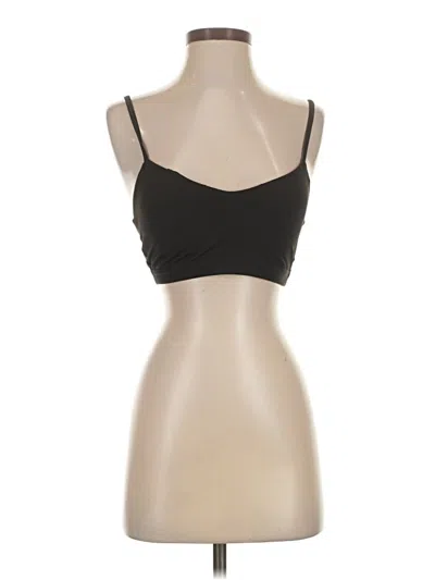 Pre-owned All In Motion Tank Top Black Strapless Neckline Tops