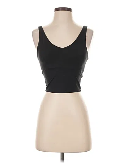 Pre-owned All In Motion Tank Top Black Strapless Neckline Tops