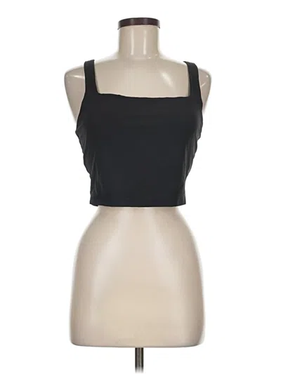Pre-owned All In Motion Tank Top Black Strapless Neckline Tops