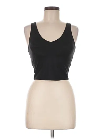 Pre-owned All In Motion Tank Top Black Strapless Neckline Tops