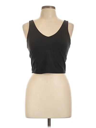 Pre-owned All In Motion Tank Top Black Strapless Neckline Tops