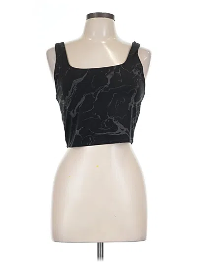 Pre-owned All In Motion Tank Top Black Strapless Neckline Tops