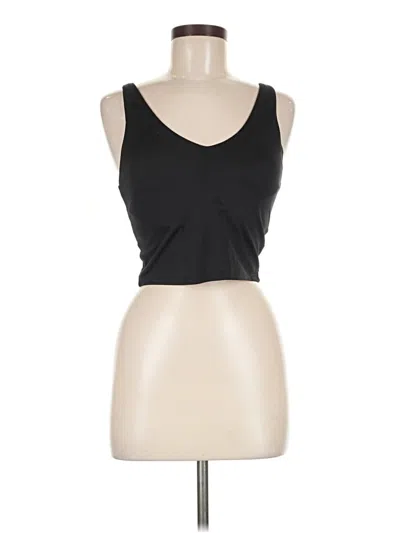 Pre-owned All In Motion Tank Top Black Strapless Neckline Tops
