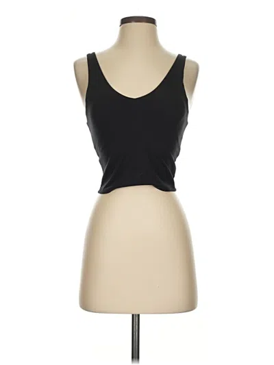 Pre-owned All In Motion Tank Top Black Strapless Neckline Tops