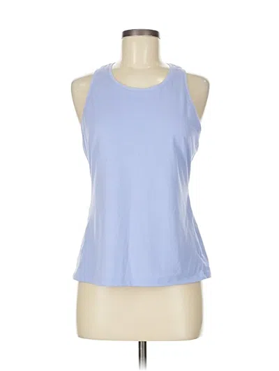 Pre-owned All In Motion Tank Top Blue Halter Neckline Tops