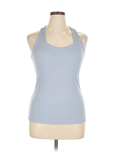 Pre-owned All In Motion Tank Top Blue Halter Neckline Tops