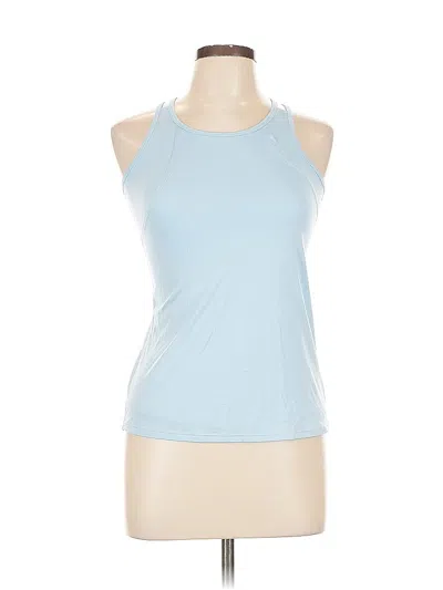 Pre-owned All In Motion Tank Top Blue Halter Neckline Tops