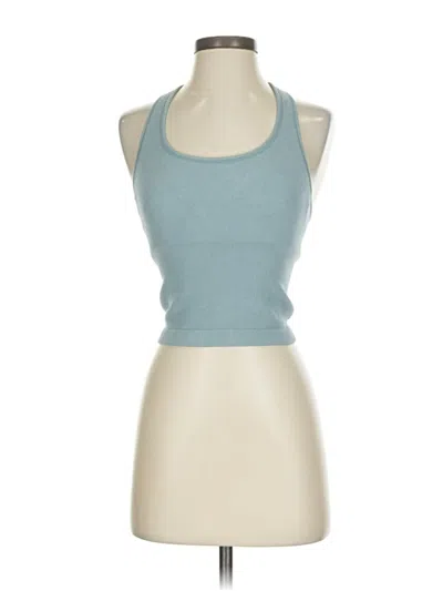 Pre-owned All In Motion Tank Top Blue Halter Neckline Tops
