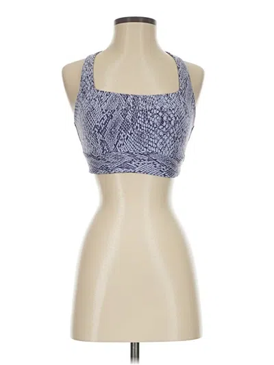 Pre-owned All In Motion Tank Top Blue Halter Neckline Tops