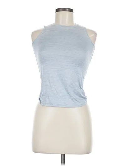 Pre-owned All In Motion Tank Top Blue Halter Neckline Tops
