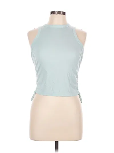 Pre-owned All In Motion Tank Top Blue Halter Neckline Tops