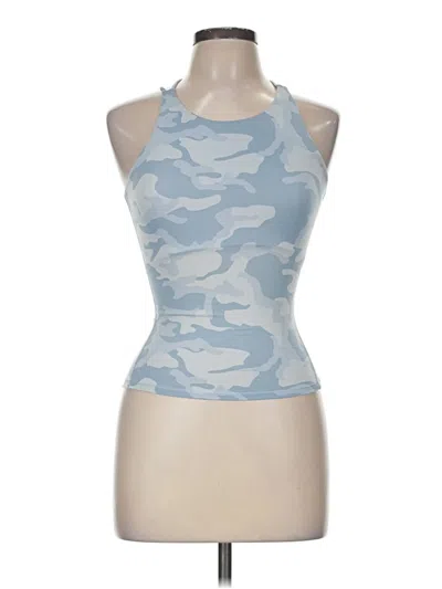 Pre-owned All In Motion Tank Top Blue Halter Neckline Tops