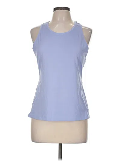 Pre-owned All In Motion Tank Top Blue Halter Neckline Tops