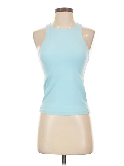 Pre-owned All In Motion Tank Top Blue Halter Neckline Tops