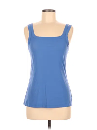 Pre-owned All In Motion Tank Top Blue Strapless Neckline Tops