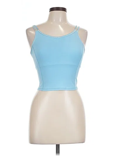 Pre-owned All In Motion Tank Top Blue Strapless Neckline Tops