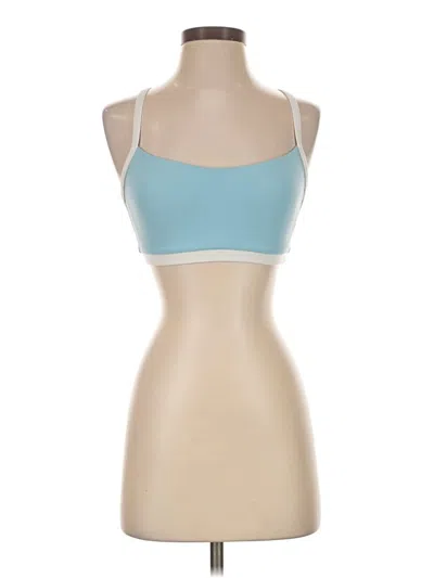 Pre-owned All In Motion Tank Top Blue Strapless Neckline Tops