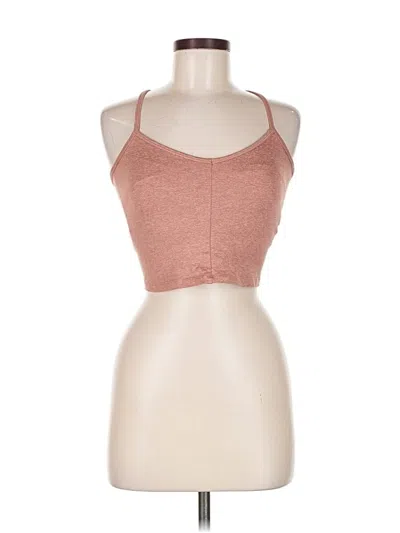 Pre-owned All In Motion Tank Top Brown Halter Neckline Tops