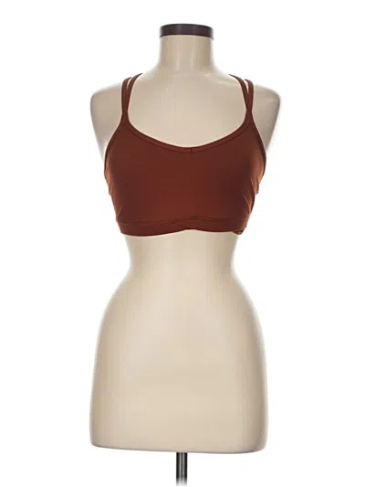 Pre-owned All In Motion Tank Top Brown Halter Neckline Tops