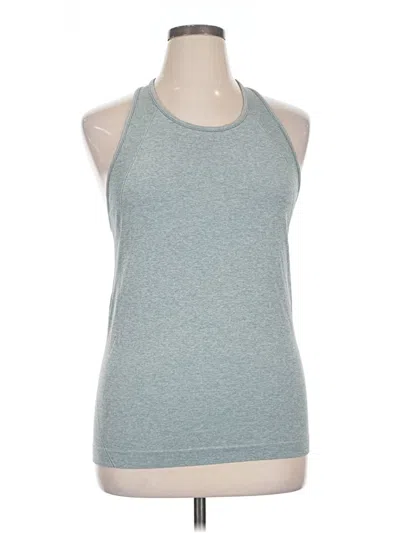 Pre-owned All In Motion Tank Top Gray Halter Neckline Tops