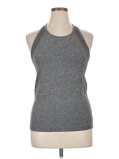 Pre-owned All In Motion Tank Top Gray Halter Neckline Tops
