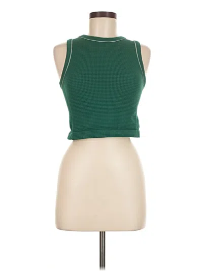 Pre-owned All In Motion Tank Top Green Halter Neckline Tops
