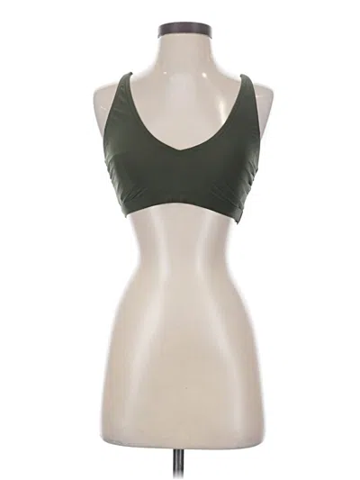 Pre-owned All In Motion Tank Top Green Halter Neckline Tops