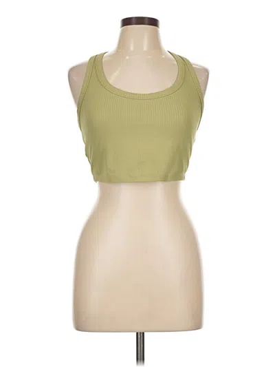 Pre-owned All In Motion Tank Top Green Halter Neckline Tops