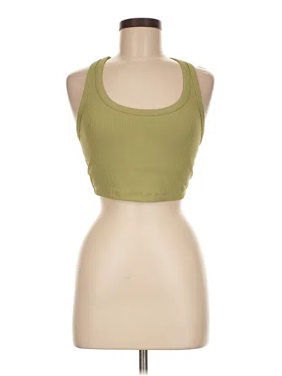 Pre-owned All In Motion Tank Top Green Halter Neckline Tops