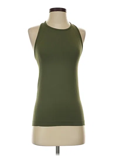 Pre-owned All In Motion Tank Top Green Halter Neckline Tops