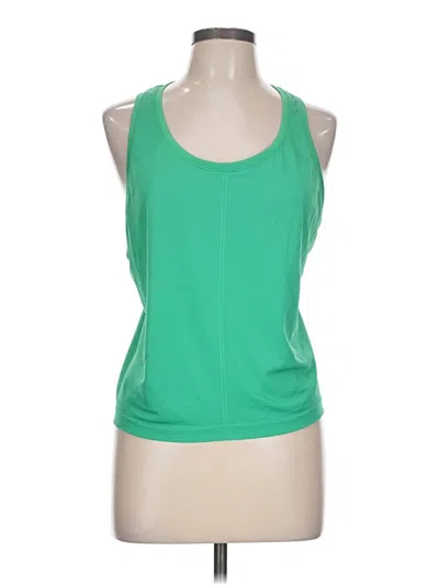 Pre-owned All In Motion Tank Top Green Halter Neckline Tops