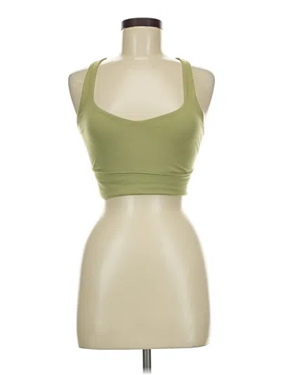 Pre-owned All In Motion Tank Top Green Halter Neckline Tops