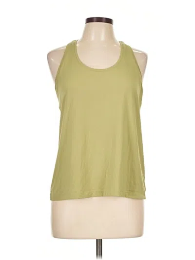 Pre-owned All In Motion Tank Top Green Halter Neckline Tops