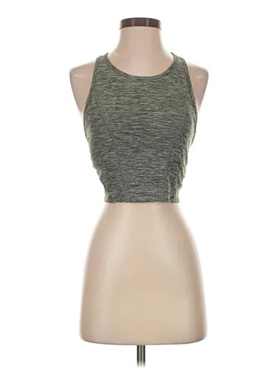 Pre-owned All In Motion Tank Top Green Halter Neckline Tops