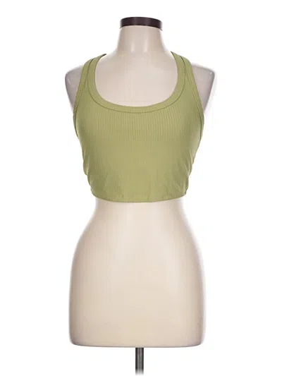 Pre-owned All In Motion Tank Top Green Halter Neckline Tops