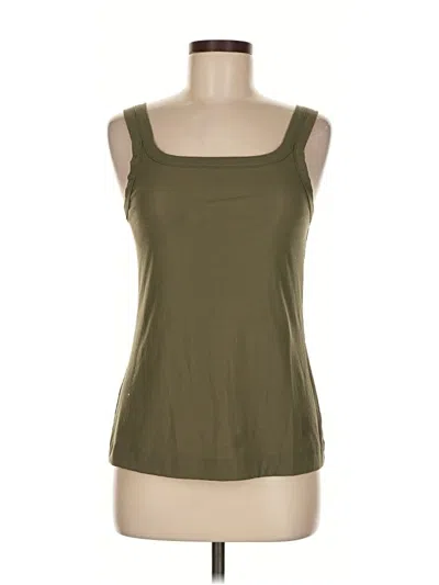 Pre-owned All In Motion Tank Top Green Square Neckline Tops