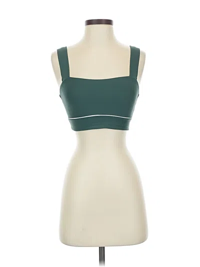 Pre-owned All In Motion Tank Top Green Strapless Neckline Tops