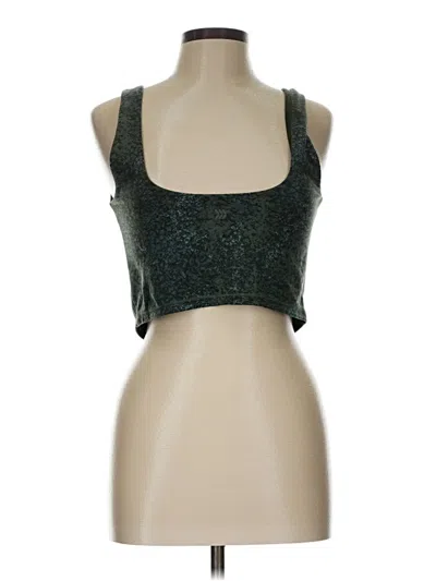 Pre-owned All In Motion Tank Top Green Strapless Neckline Tops