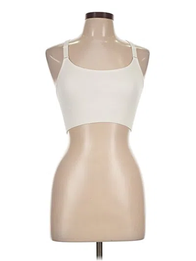 Pre-owned All In Motion Tank Top Ivory Halter Neckline Tops