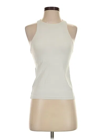 Pre-owned All In Motion Tank Top Ivory Halter Neckline Tops