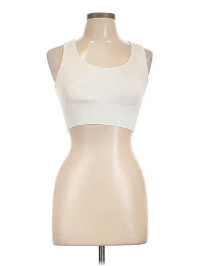 Pre-owned All In Motion Tank Top Ivory Strapless Neckline Tops