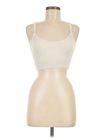 Pre-owned All In Motion Tank Top Ivory Strapless Neckline Tops