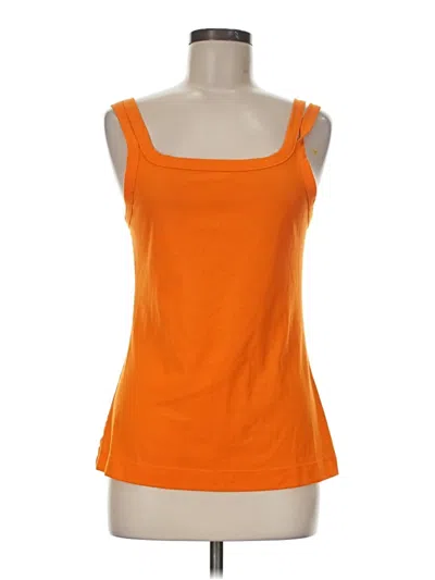 Pre-owned All In Motion Tank Top Orange Strapless Neckline Tops